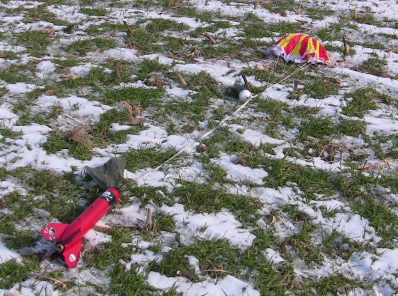 Mini Sweet Vengeance landing on the frozen tundra