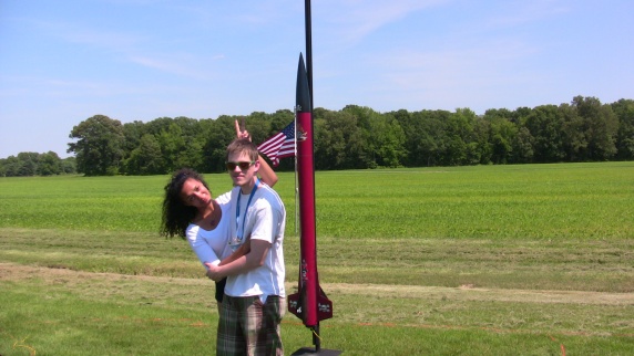 Ben and Kristen with Queen Anne's Revenge