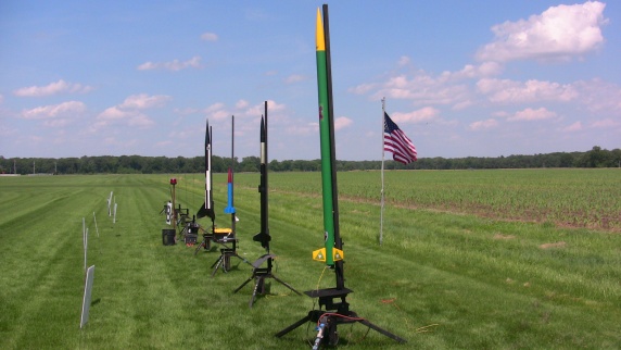 The sod farm B rack ready for launch