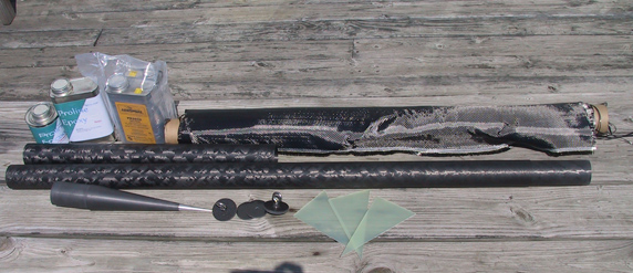 All construction parts are in