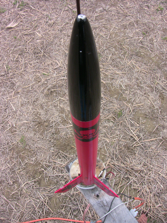 Der Big Red Max on the Pad