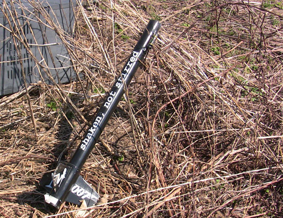 Sustainer landed in the briars