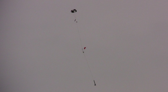 Shaken, Not Stirred under main parachute