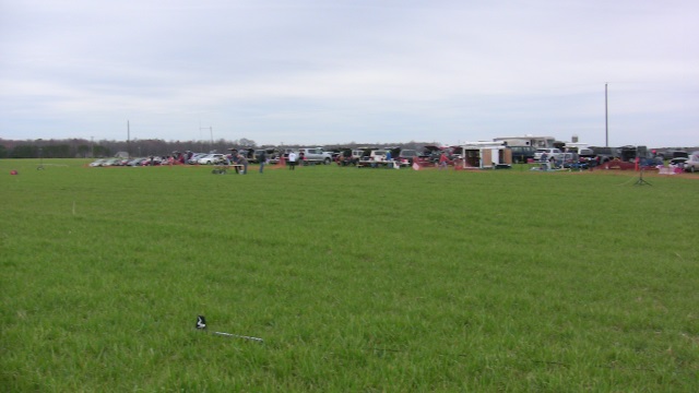 Landing was not too far from the flight line