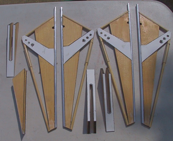 Completed gear housings and start of lander legs