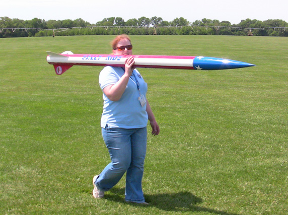 Toni bringing Sally Ride to the flight line