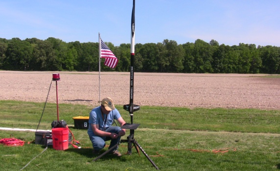Peter connecting the igniters to Shaken, Not Stirred. . .
        again
