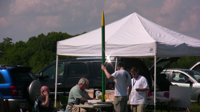 Legend of Zelda being inspected at the RSO table