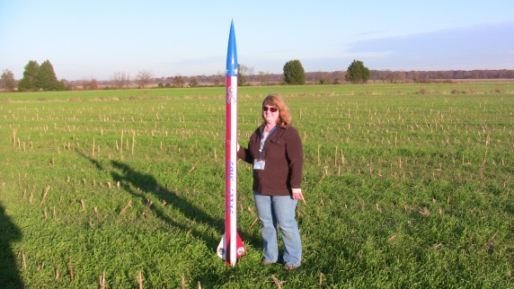 Toni with
        Sally Ride after recovery