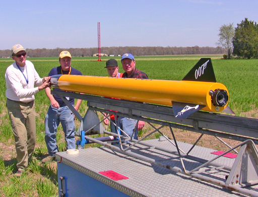 You Only Live Twice on the launch rail