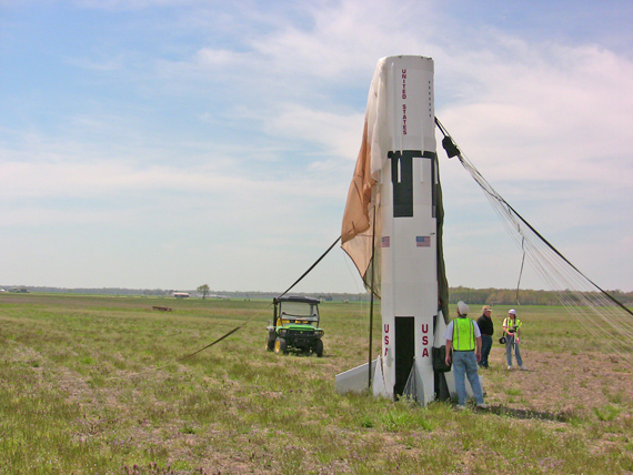 Saturn V Landing Spot