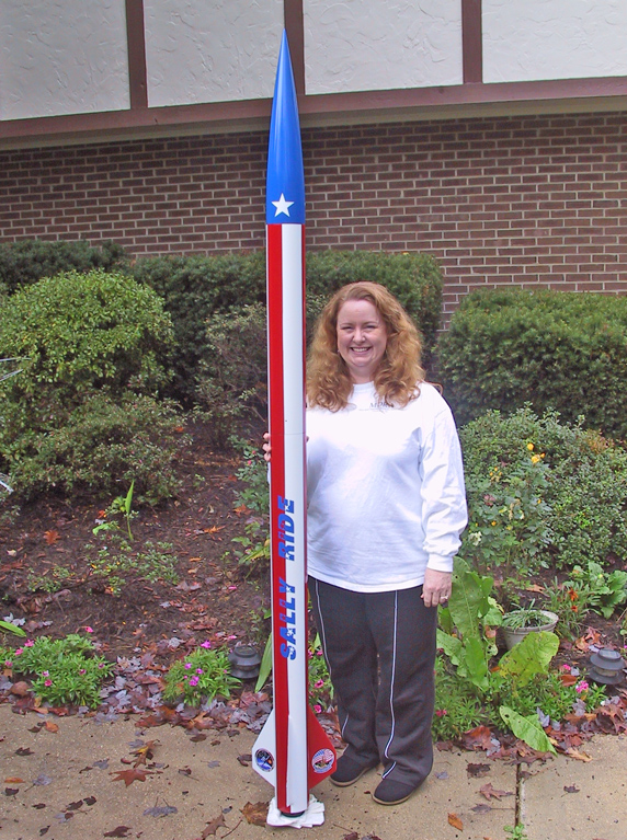 Toni with completed Sally Ride
